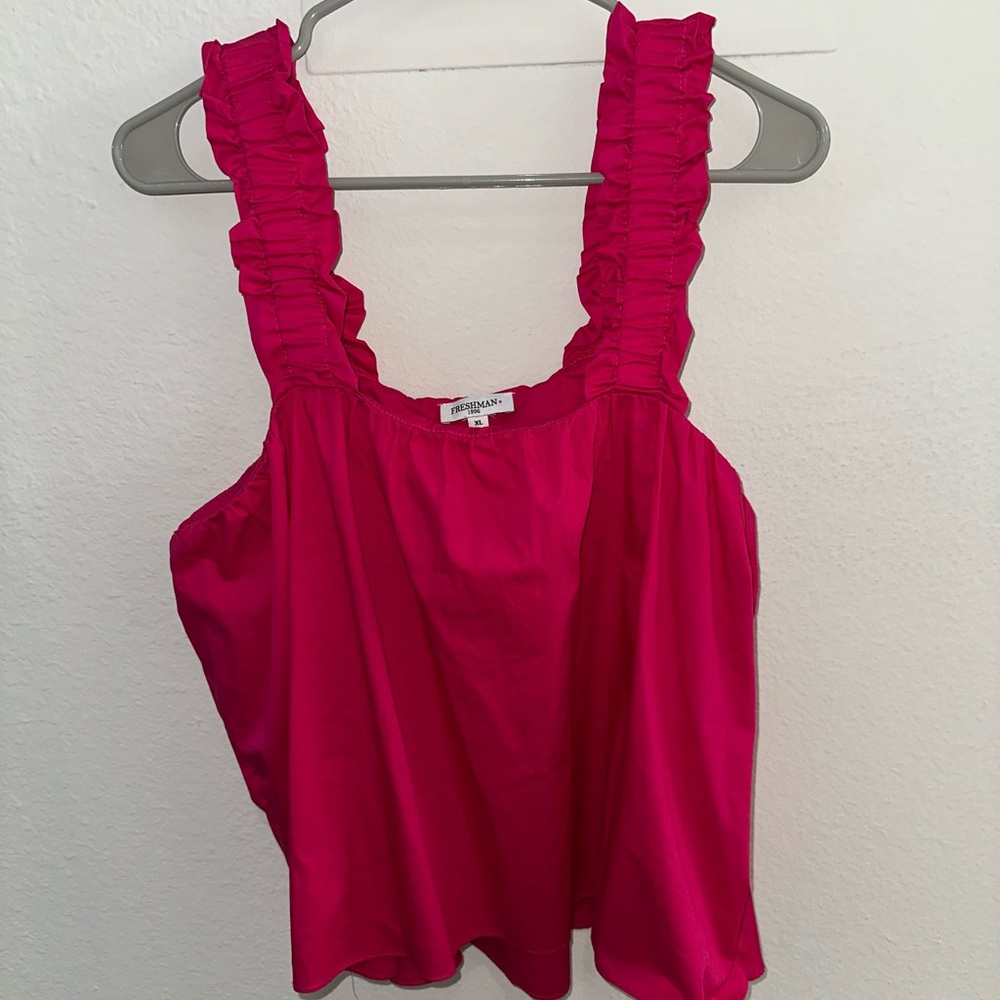 Ruffle Strap Top